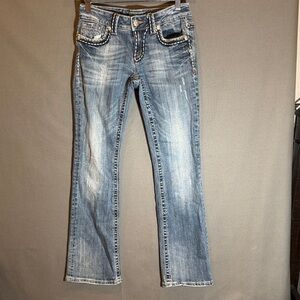 Stylish Blue Denim Women's Jeans‎